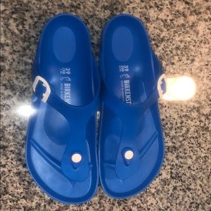 Blue Birkenstocks